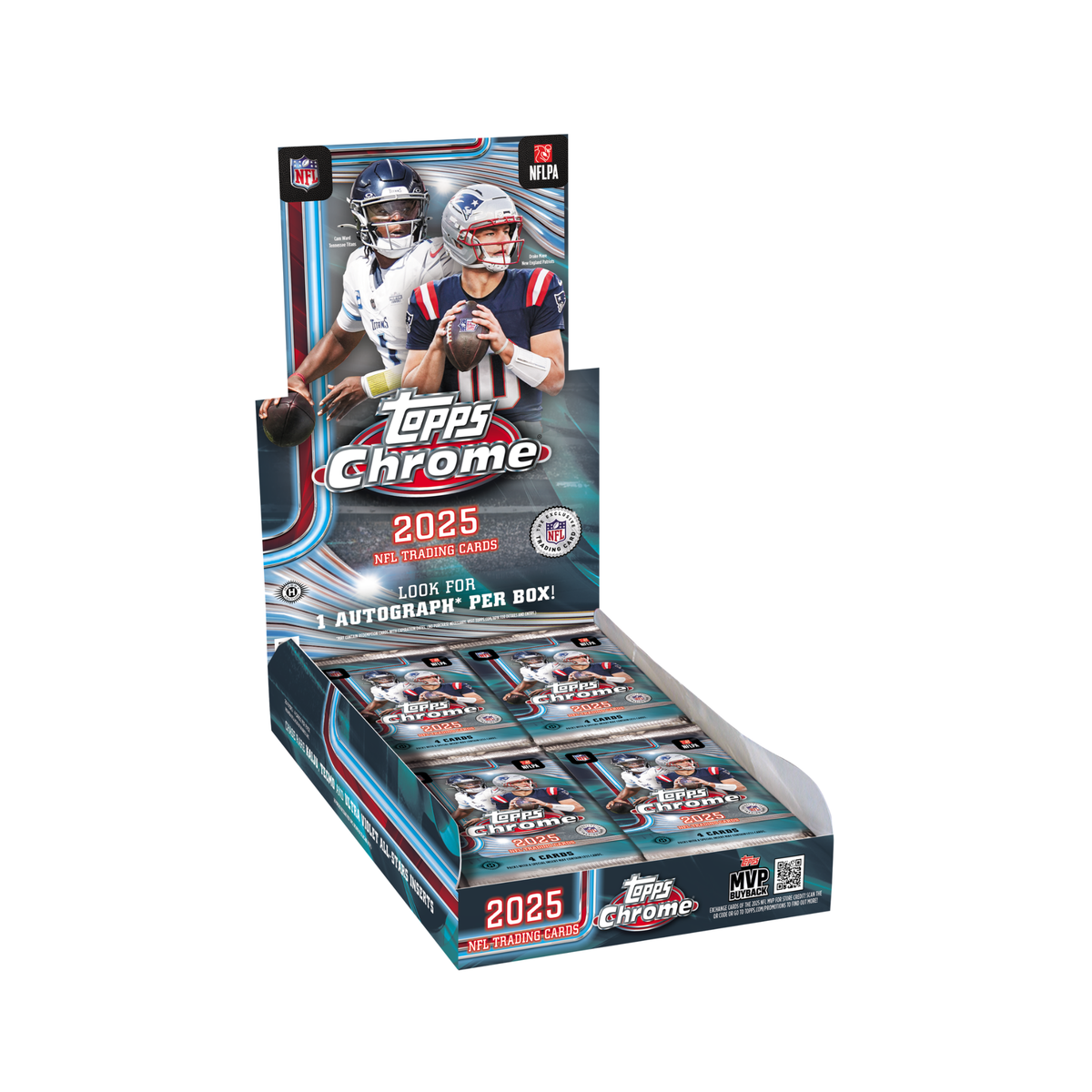 2025 Topps Chrome Football Hobby Box