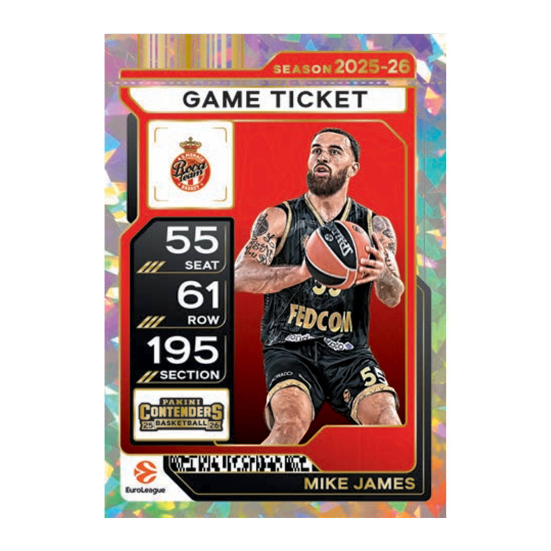 2025-26 Panini Contenders EuroLeague Basketball Hobby Mega Box