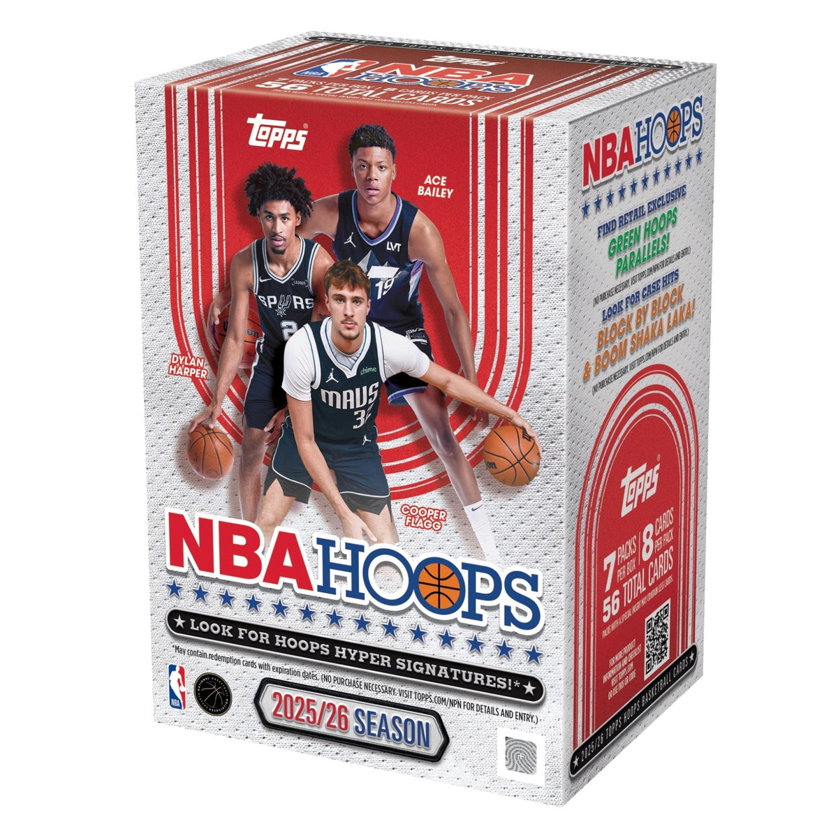 2025/26 Topps NBA Hoops Basketball Blaster Box