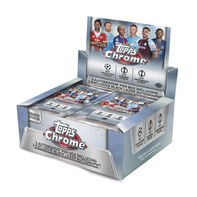 2025/26 Topps Chrome UEFA Club Competitions Soccer Jumbo Box