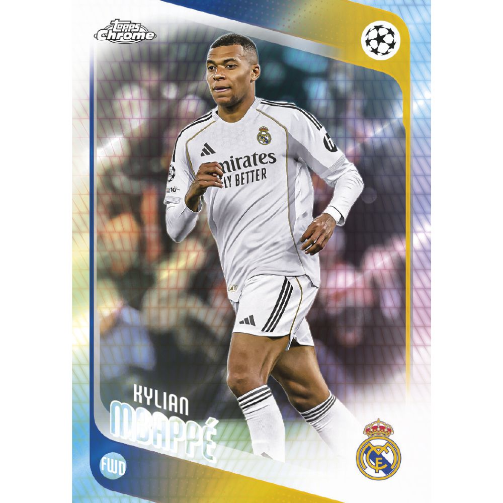 2025/26 Topps Chrome UEFA Club Competitions Soccer Blaster Box
