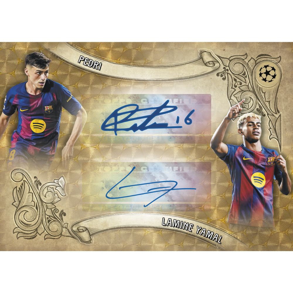 2025/26 Topps Chrome UEFA Club Competitions Soccer Mega Box