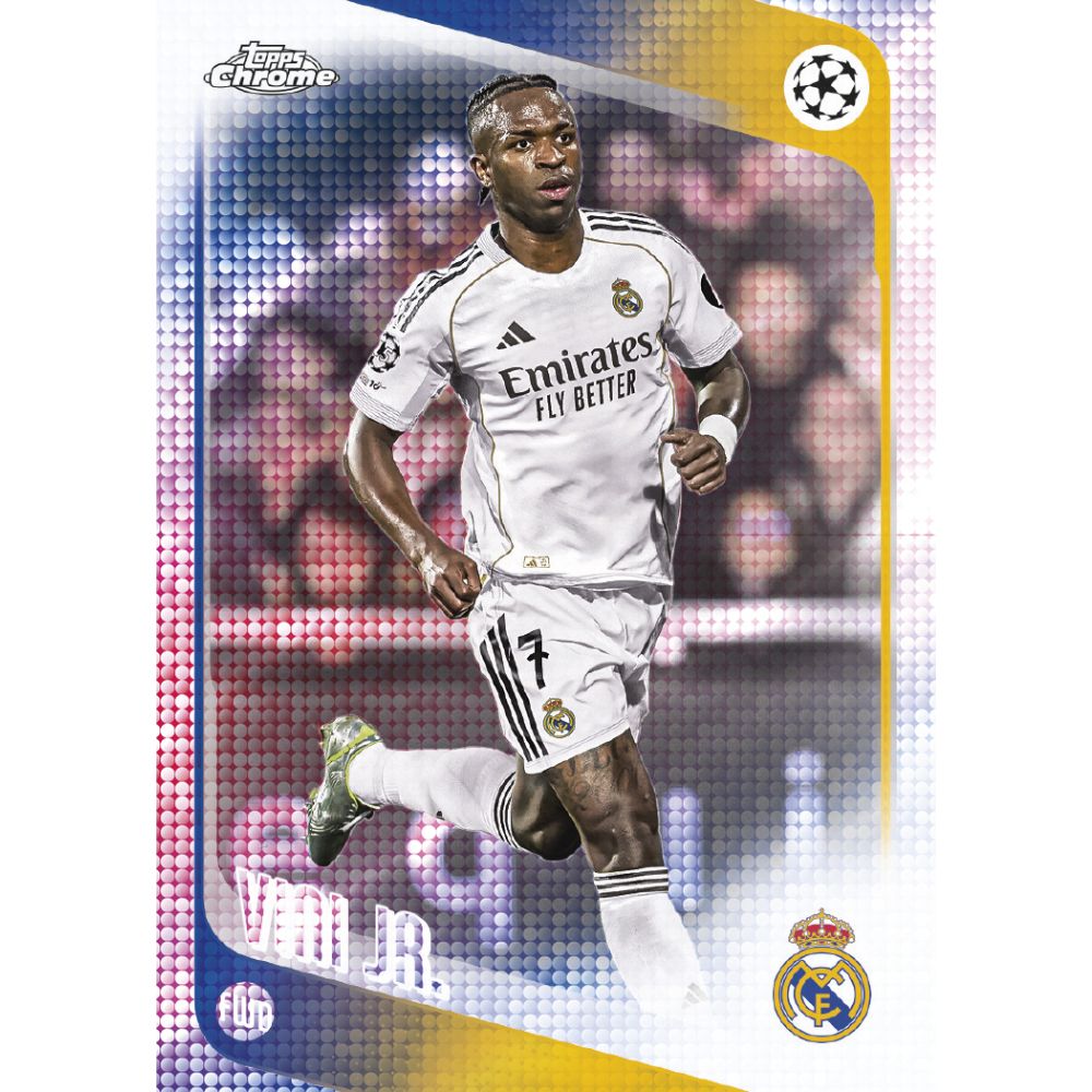 2025/26 Topps Chrome UEFA Club Competitions Soccer Mega Box