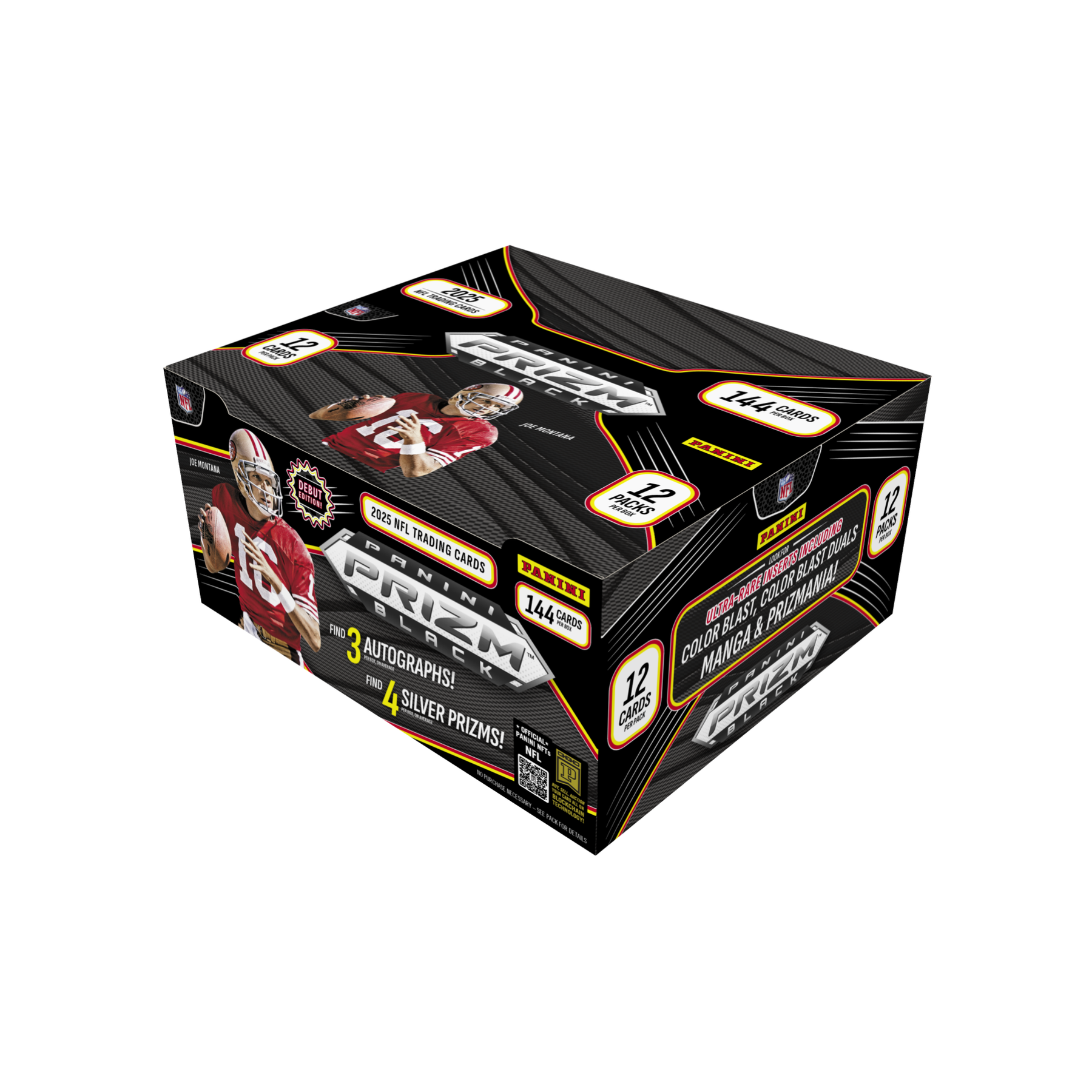 2025 Panini Prizm Black Football Hobby Box