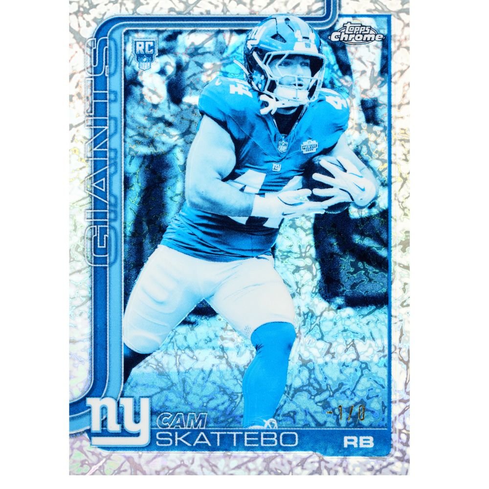 2025 Topps Chrome Football Hanger Box