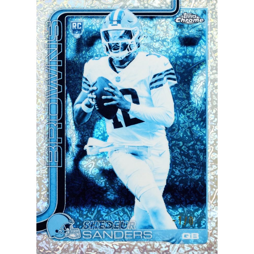 2025 Topps Chrome Football Blaster Box
