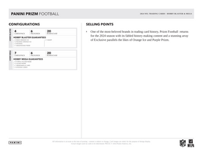2024 Panini Prizm Football Hobby Blaster Box