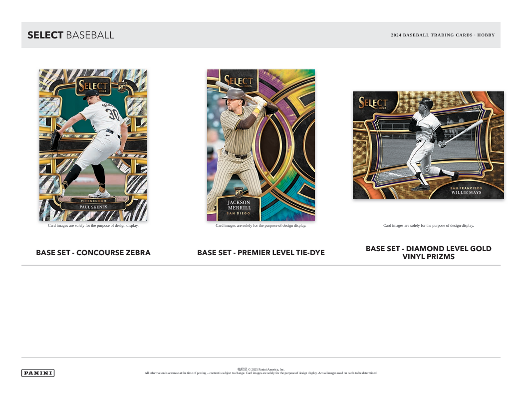 2024 Panini Select Baseball Hobby Box