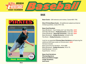 2024 Topps Heritage High Number Baseball Hobby Box