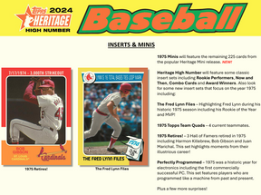 2024 Topps Heritage High Number Baseball Hobby Box