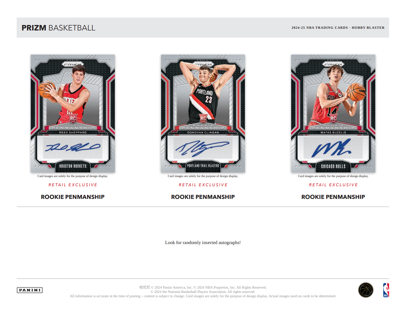 2024-25 Panini Prizm Basketball Hobby Blaster Box